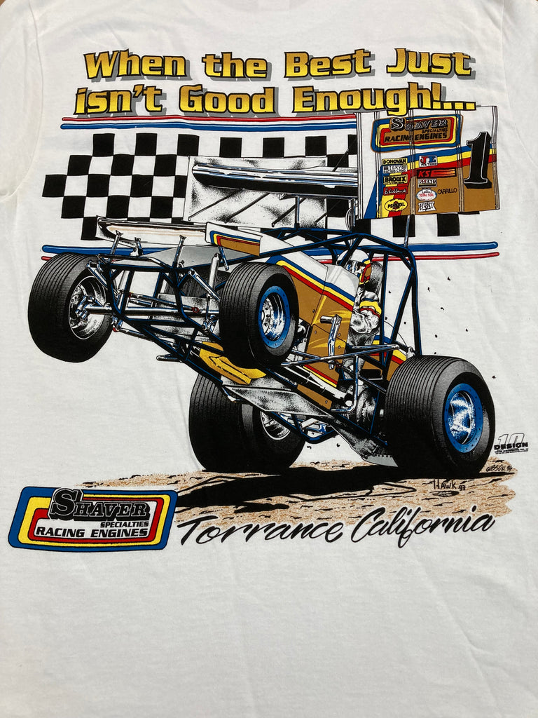 Retro Short Sleeve T-Shirt, Shaver Racing Engines